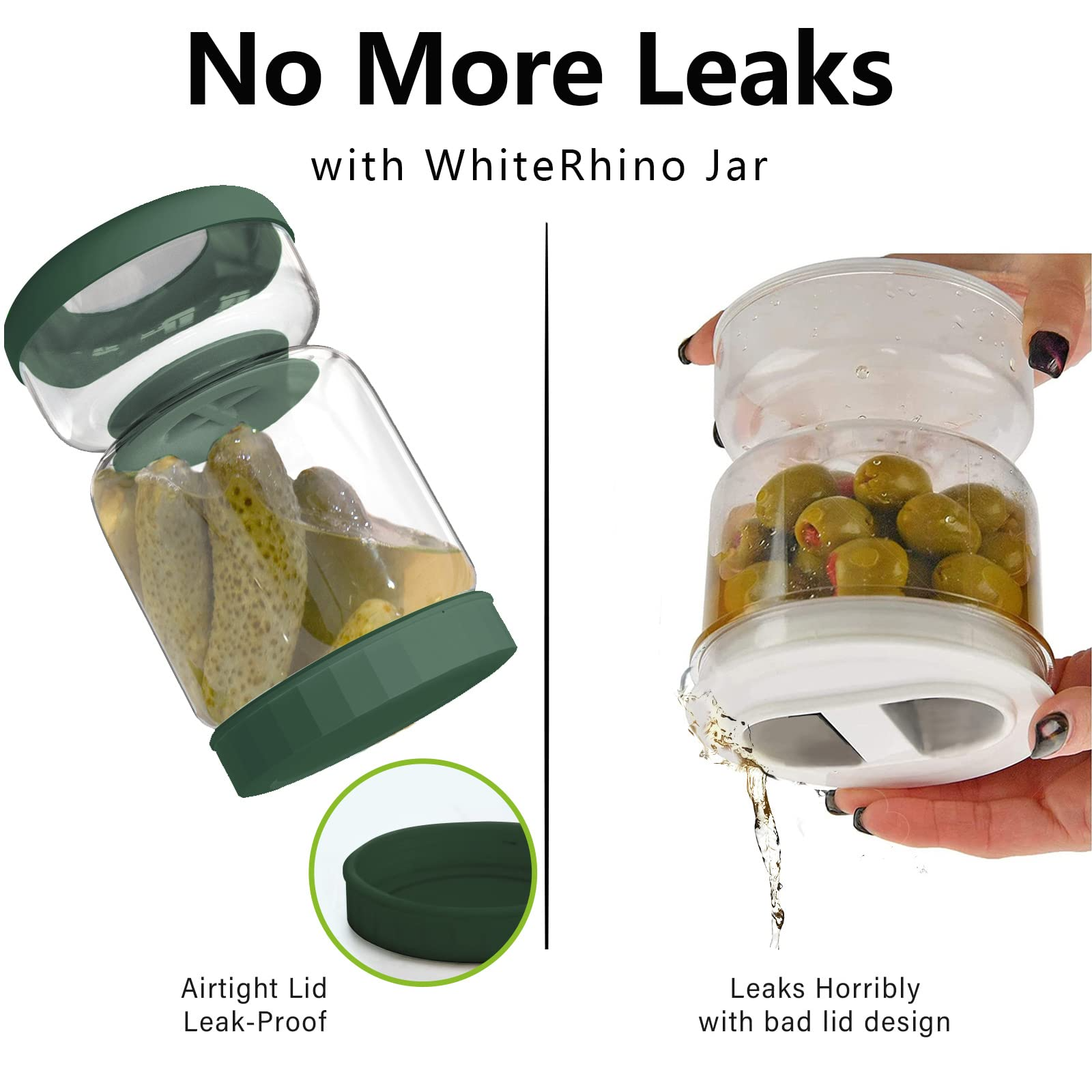 Luvan Glass Pickle Jar, 34oz Olive … curated on LTK