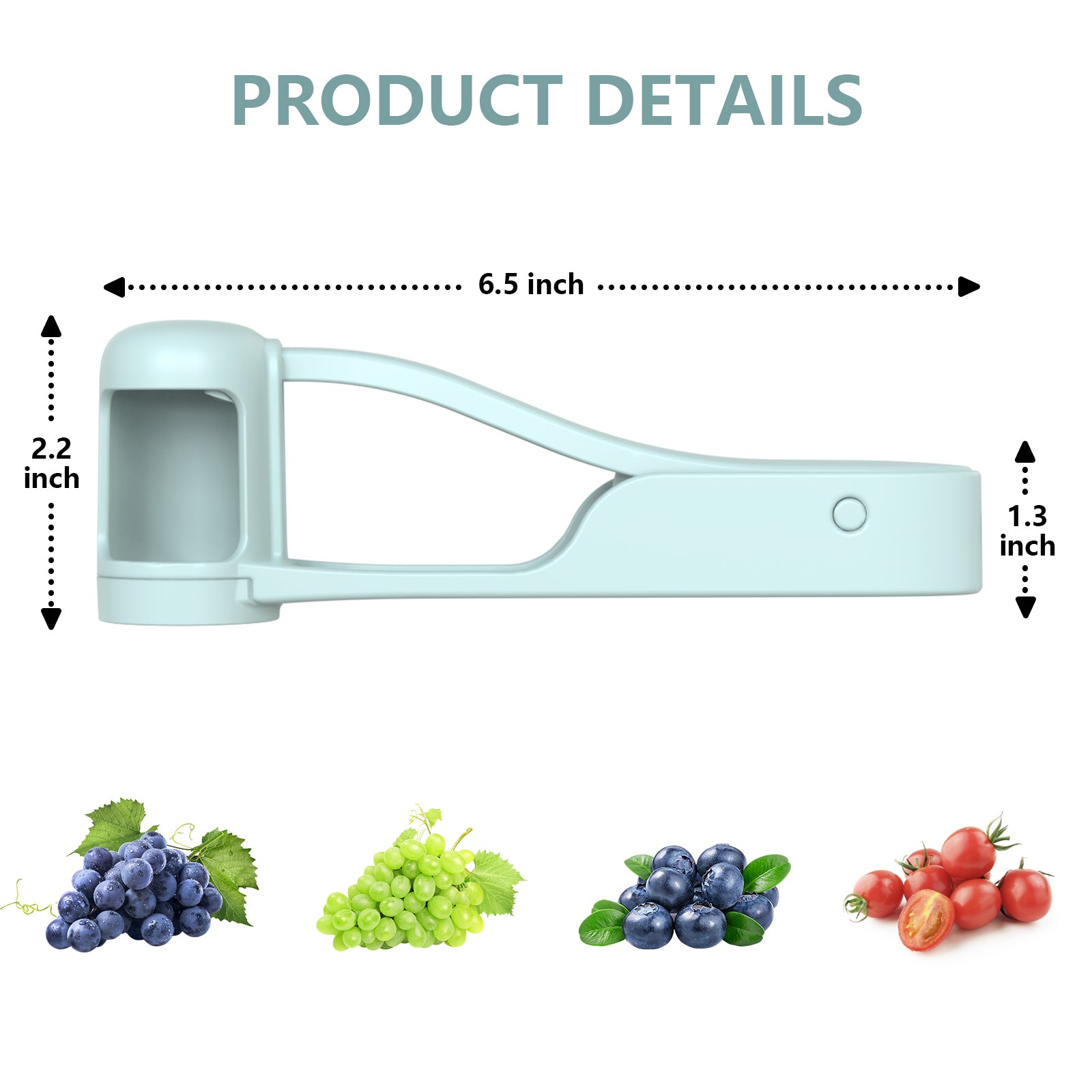 Grape Slicer Convenient Household Blueberry Strawberry Slicer Kitchen  Tools(Green)