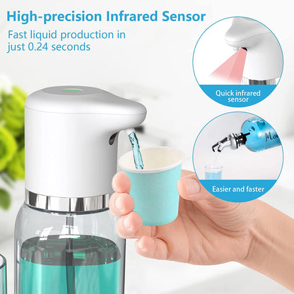 25oz/750ml Automatic Mouthwash Dispenser for Bathroom