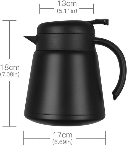 27oz Coffee Carafe 18/10 Stainless Steel/Double Walled Vacuum Insulated Thermal Carafe