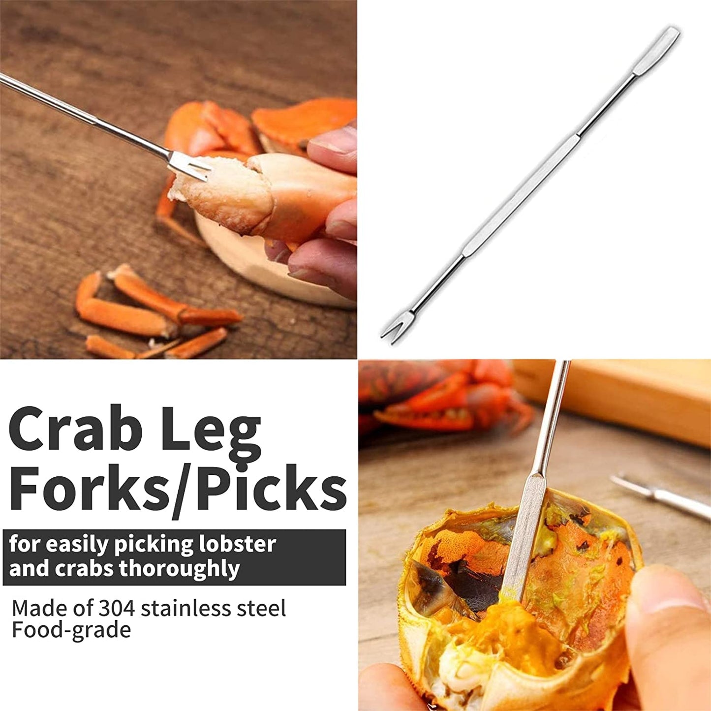 23 Pcs Crab Crackers and Tools Set