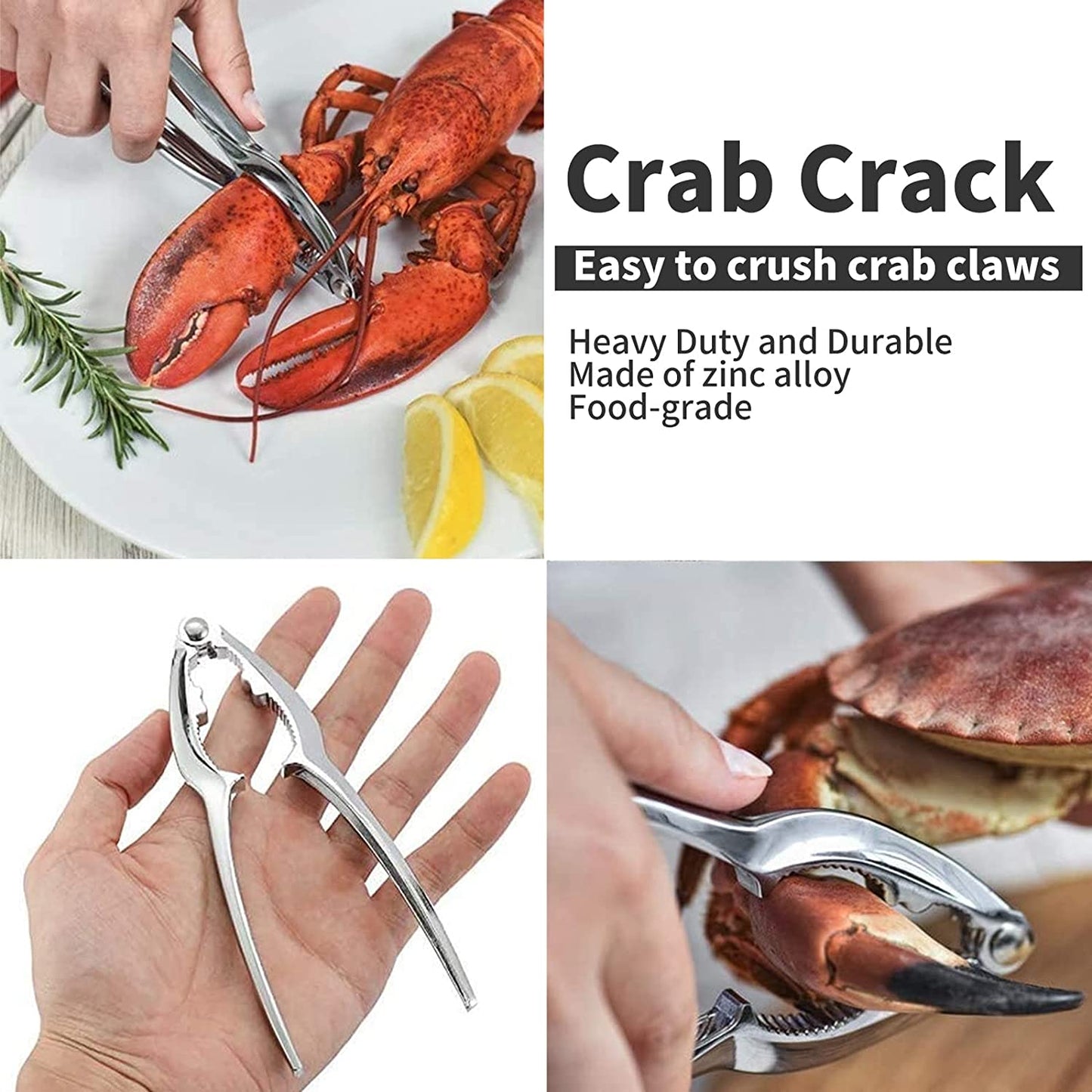 33 Pcs Crab Crackers and Tools Set